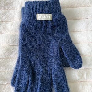 Diesel Blue Knit Gloves and 100% Cashmere gloves from Club Monaco